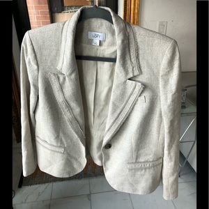Long sleeve textured blazer